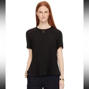 Kate Spade Pleated Crepe Top